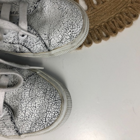 Cracked leather hightop supergas shoes size 7.5 - Picture 8 of 13